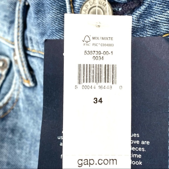 Gap Men's Slim Fit Denim Shorts w/ Raw Hem - 34 - Picture 6 of 6